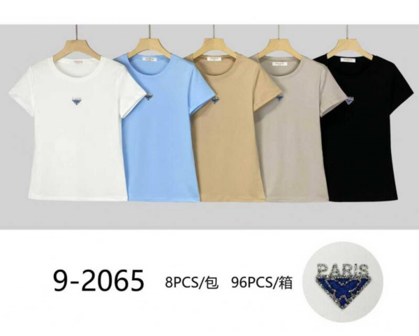 Bluzki damskie Roz Standard, Mix Kolor Paczka 8 szt